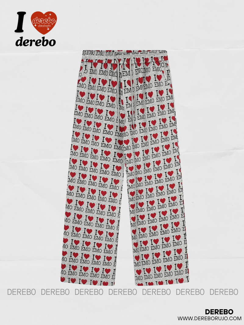 dereborujo（ドレボルゾー）の「I Love Banding Gray Casual Pants（Pants）」