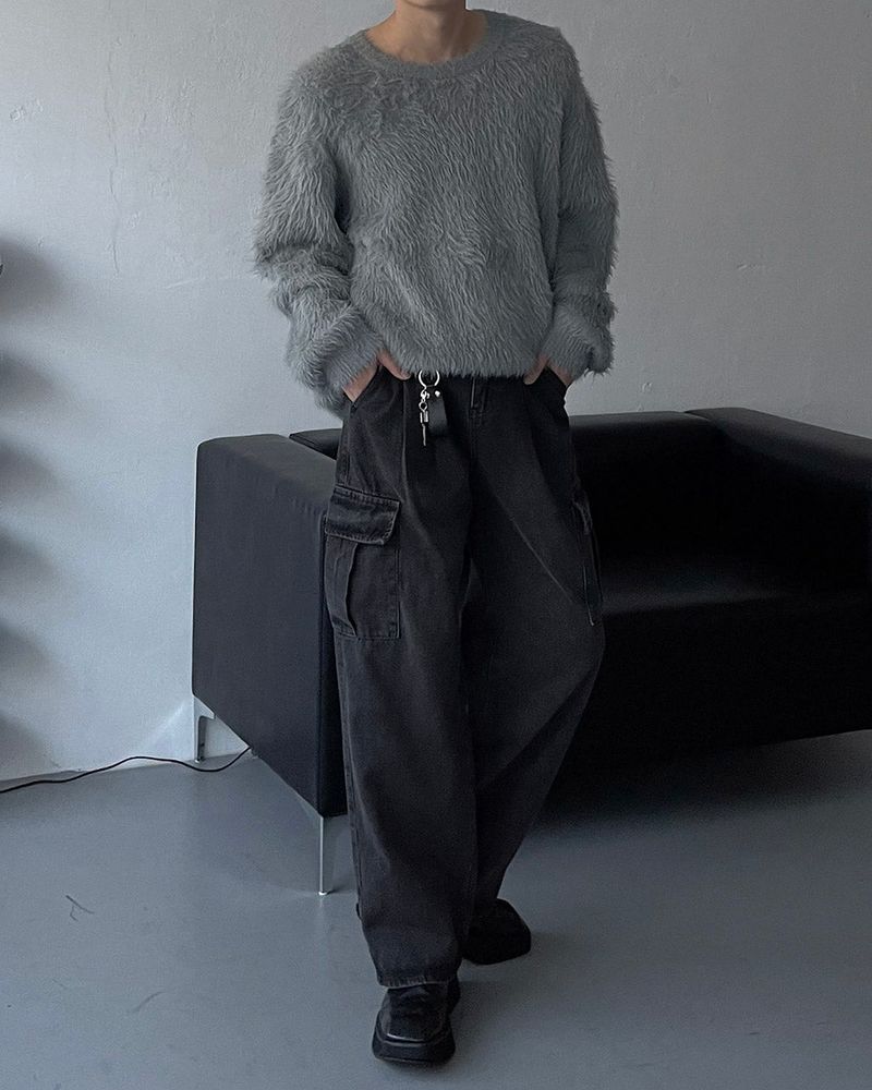 AZ - Y cargo denim (S ~ L)