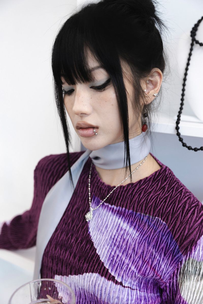 [Sepia] Hongli (紅梨) earring