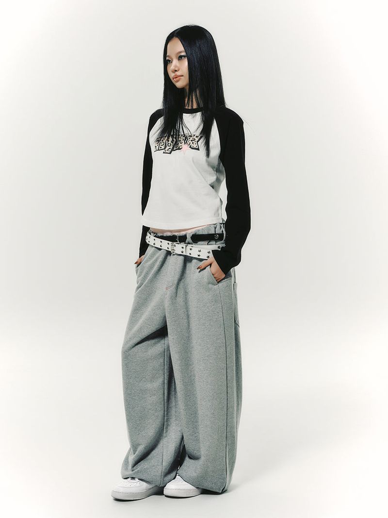 STITCH JOGGER PANTS GREY