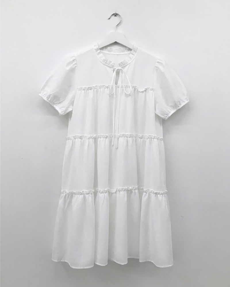 Nova Tiered Frill Dress (2color)