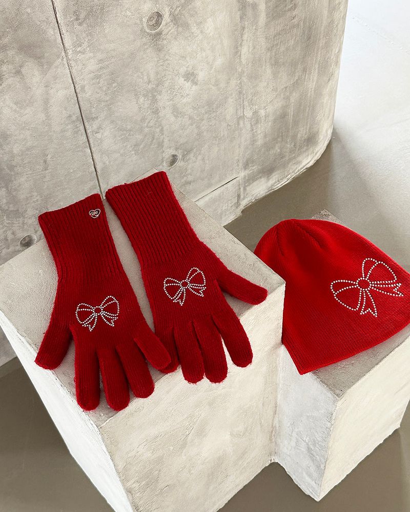 Jewelry Ribbon Long Gloves