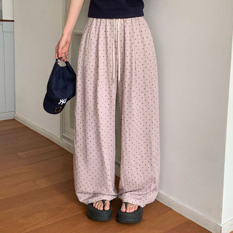 [MADE] Dot, Pintack Wide Pants