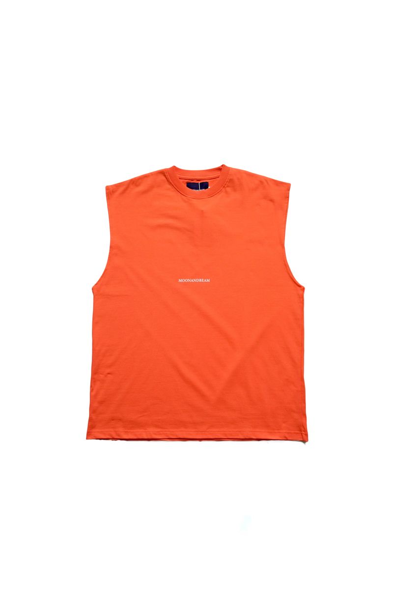 MOONANDBEAM（ムーンアンドビーム｜）の「SLEEVELESS COTTON TEE (ORG)（Tops）」