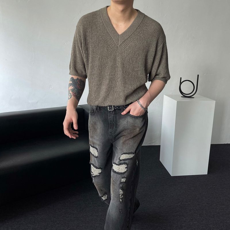 YM Rita V-neck Knitwear (3 colors)