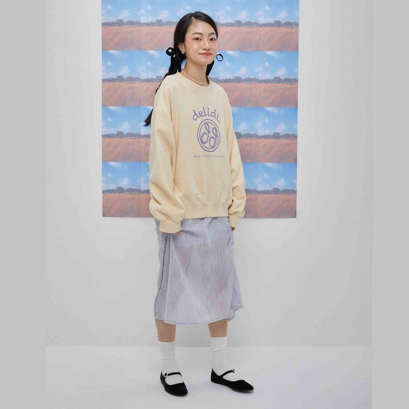 Cheerful logo sweat shirt