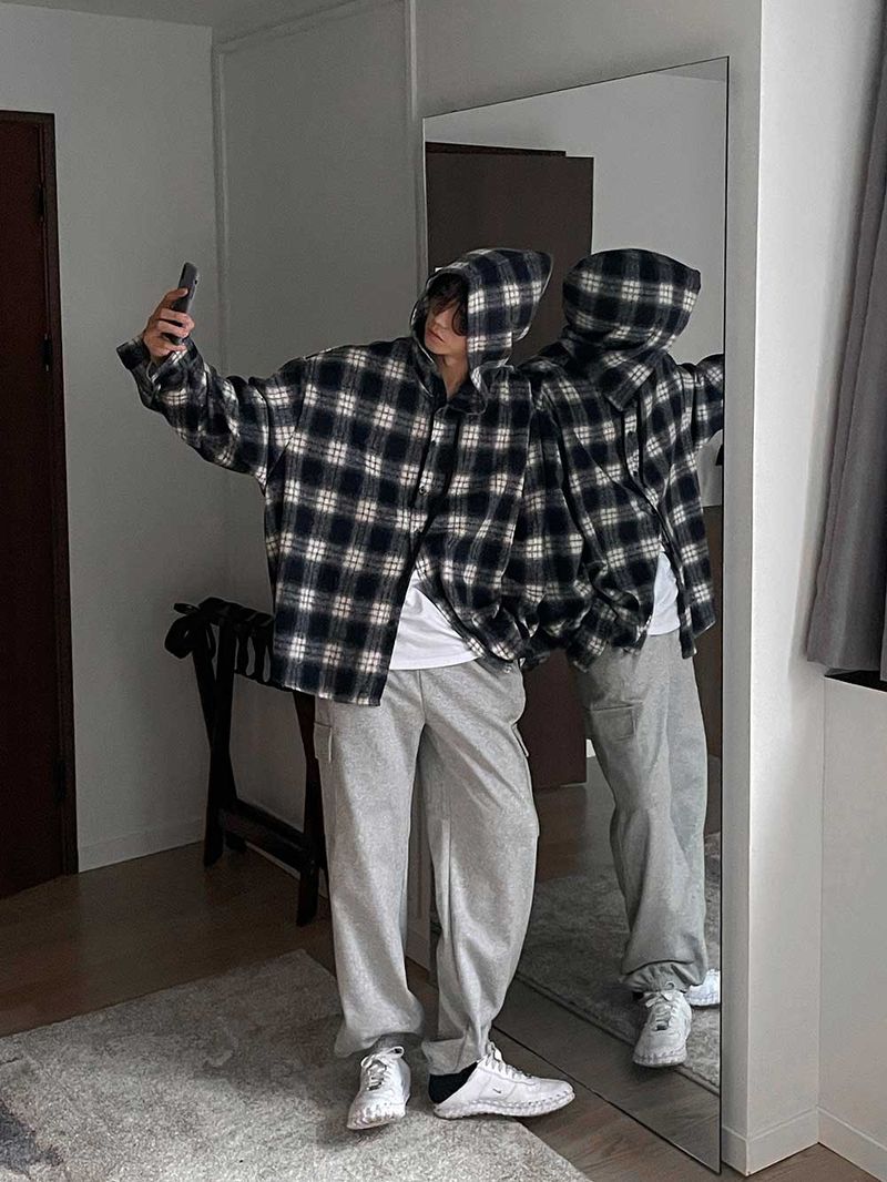 ASCLO(エジュクロ)の「2 Low Hood Check Shirt (2color)(Tops)」