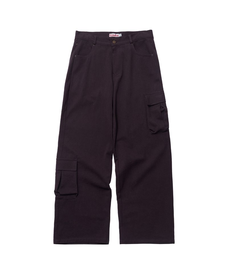 LOW-RISE SIDE POCKET PANTS