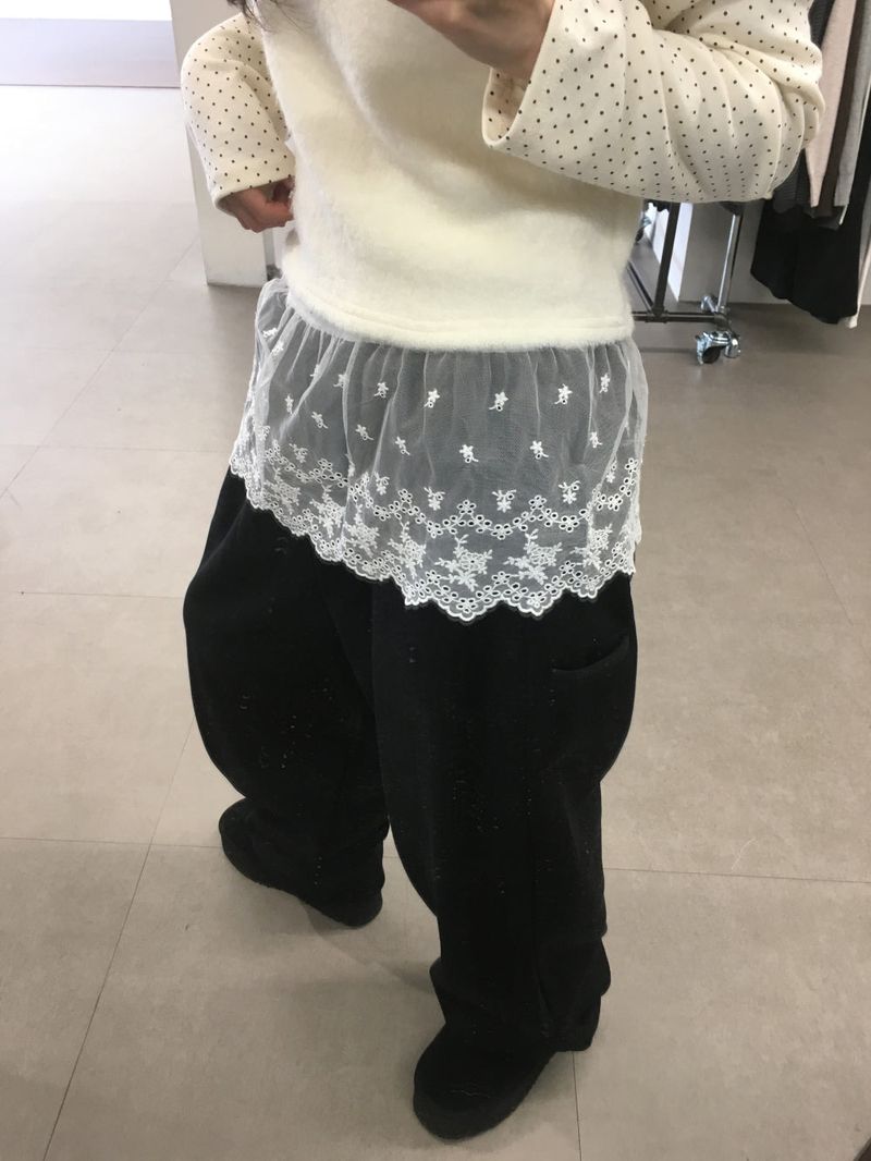 Peach Pintuck Jogger Pants (7color)