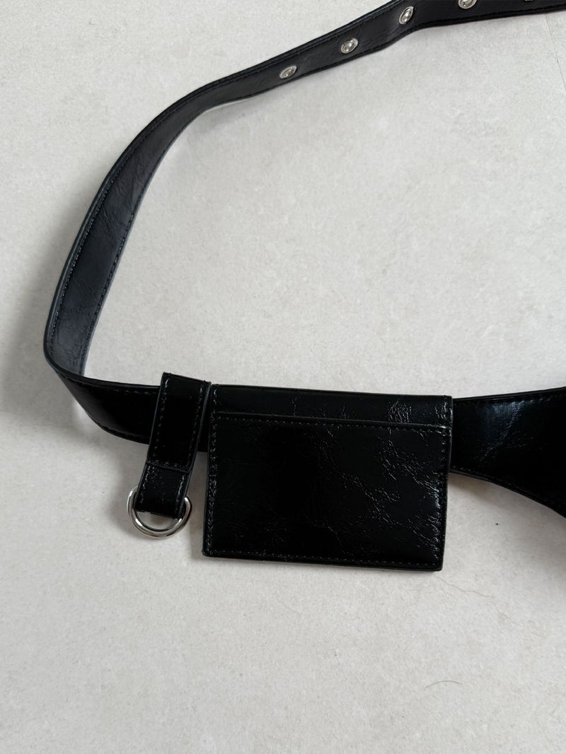 rounded belt bag
