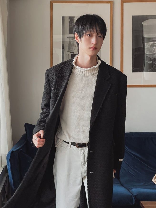 Brood Tweed Dekki Wool Coat