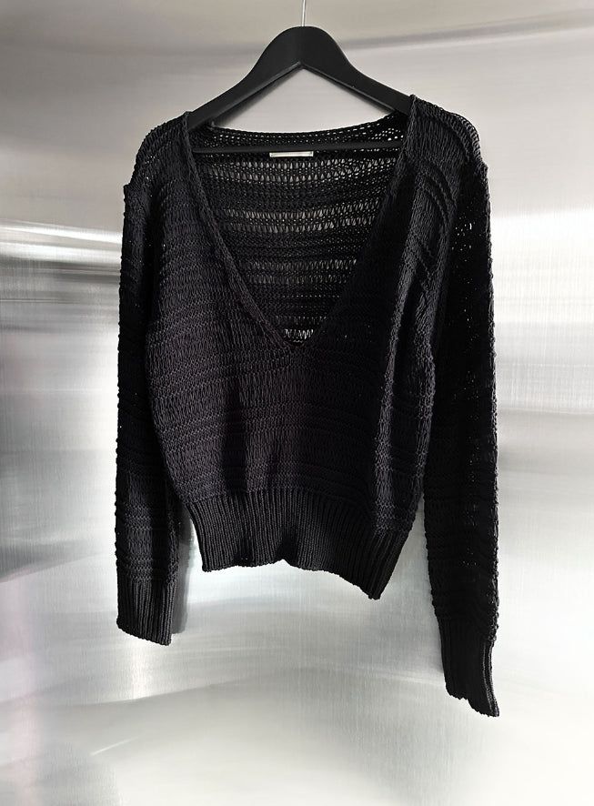 Flobe Deep V-Neck Net Knit