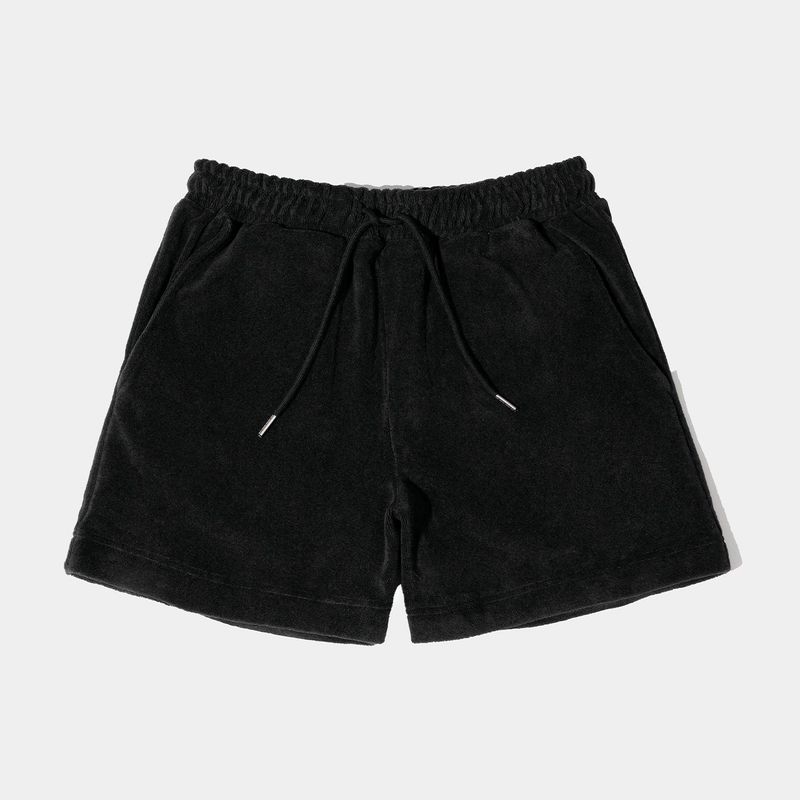 COMFY TERRY ROBE SETS_BLACK