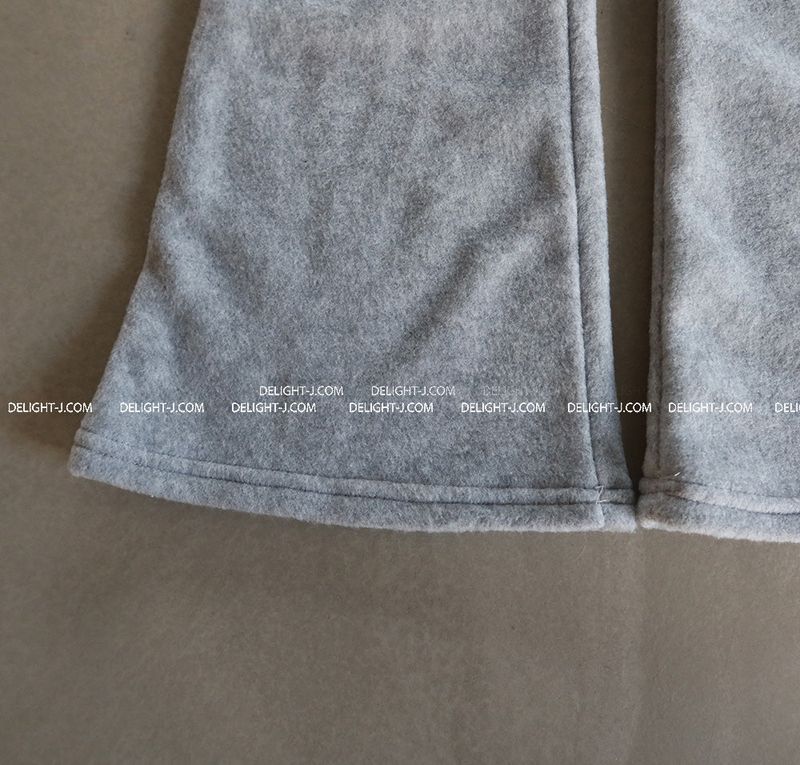 Wool napping slim bootcut leg warmer
