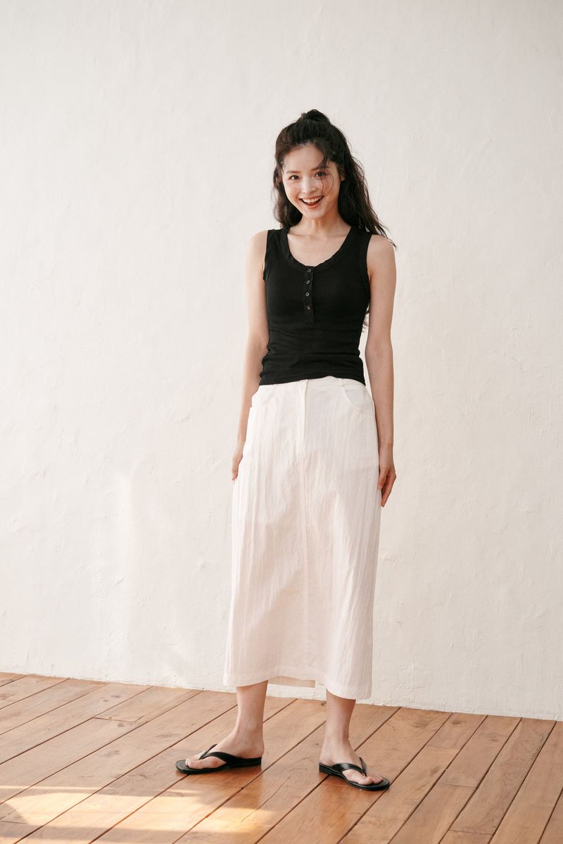 Botton sleeveless (Beige)