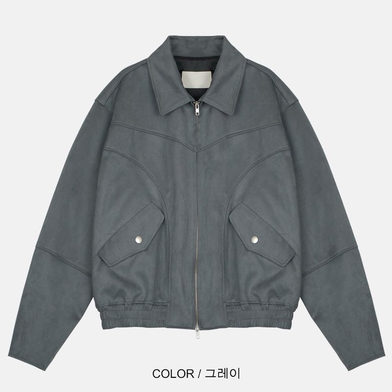 Shape Suede Jacket (4color)