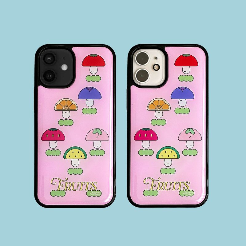 Ohyeah Nice Sohot（オナッソ）の「フルーツファンファンピンクエポキシフォンケース（スマホグッズ/小物）」