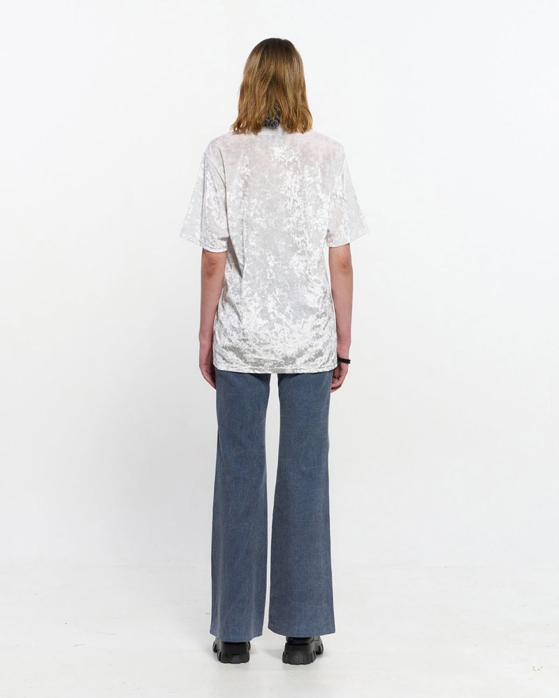 Stripe Bootcut Pants _ BLUE