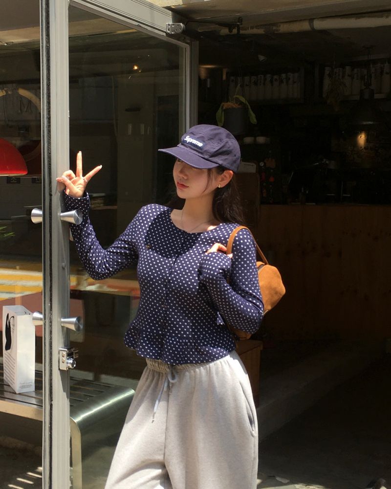 BEIDELLI（ベイデリー）の「[MADE] Cloud, frill dot cardigan（Tops）」