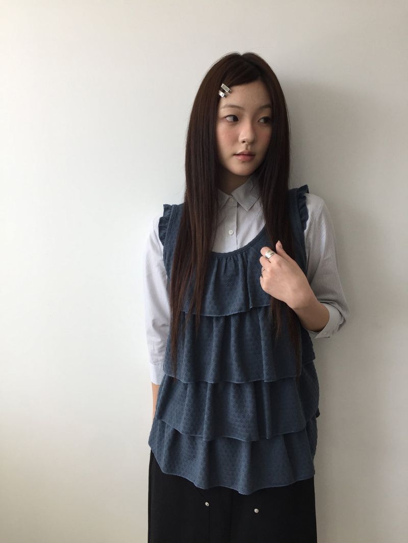 Corsica tiered sleeveless (2color)