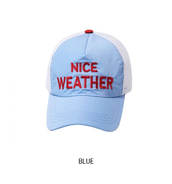 Weather String Mesh Ball Cap