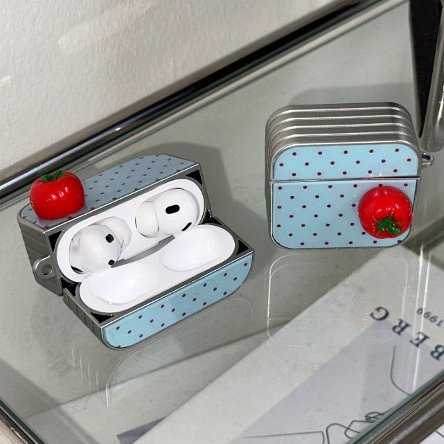 3D Tomato Dot Airpods Case