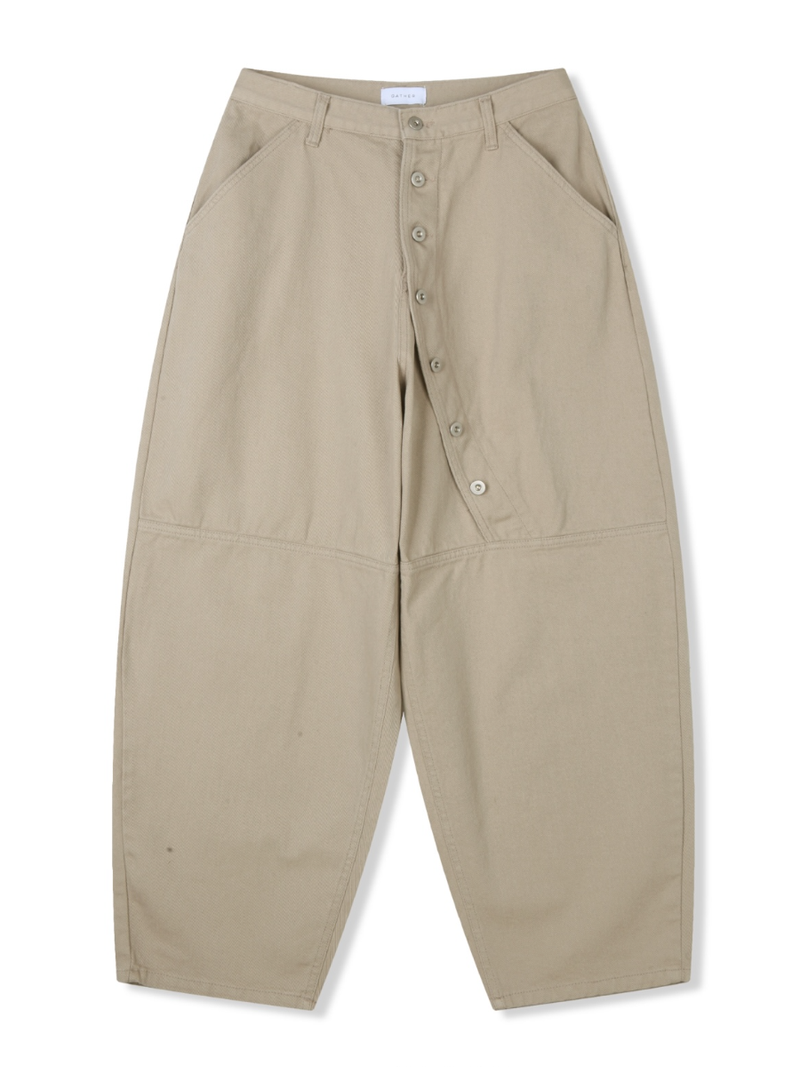snap cover pants