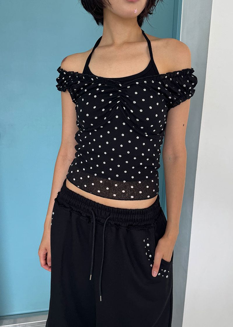 eon(イオエン)の「SHIRRING DOT 2-WAY TOP(Tops)」
