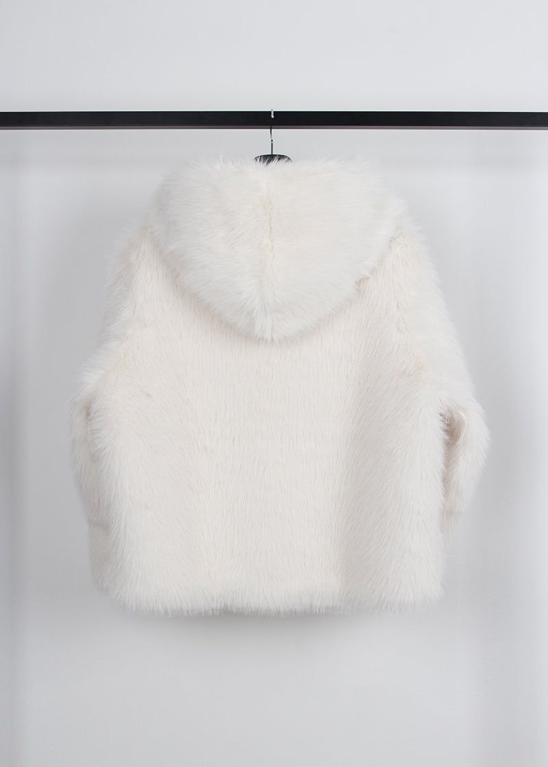 HOLIDAY HOOD FUR JACKET