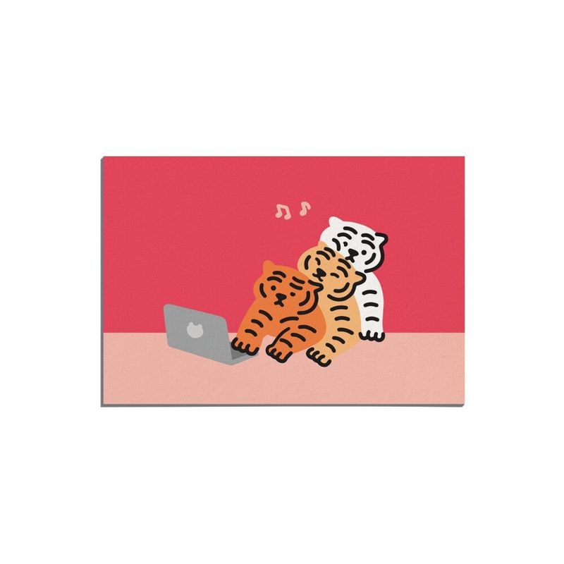 MUZIKTIGER(ムジークタイガー)の「THREE TIGERS POST CARD(Smartphone Accessories)」