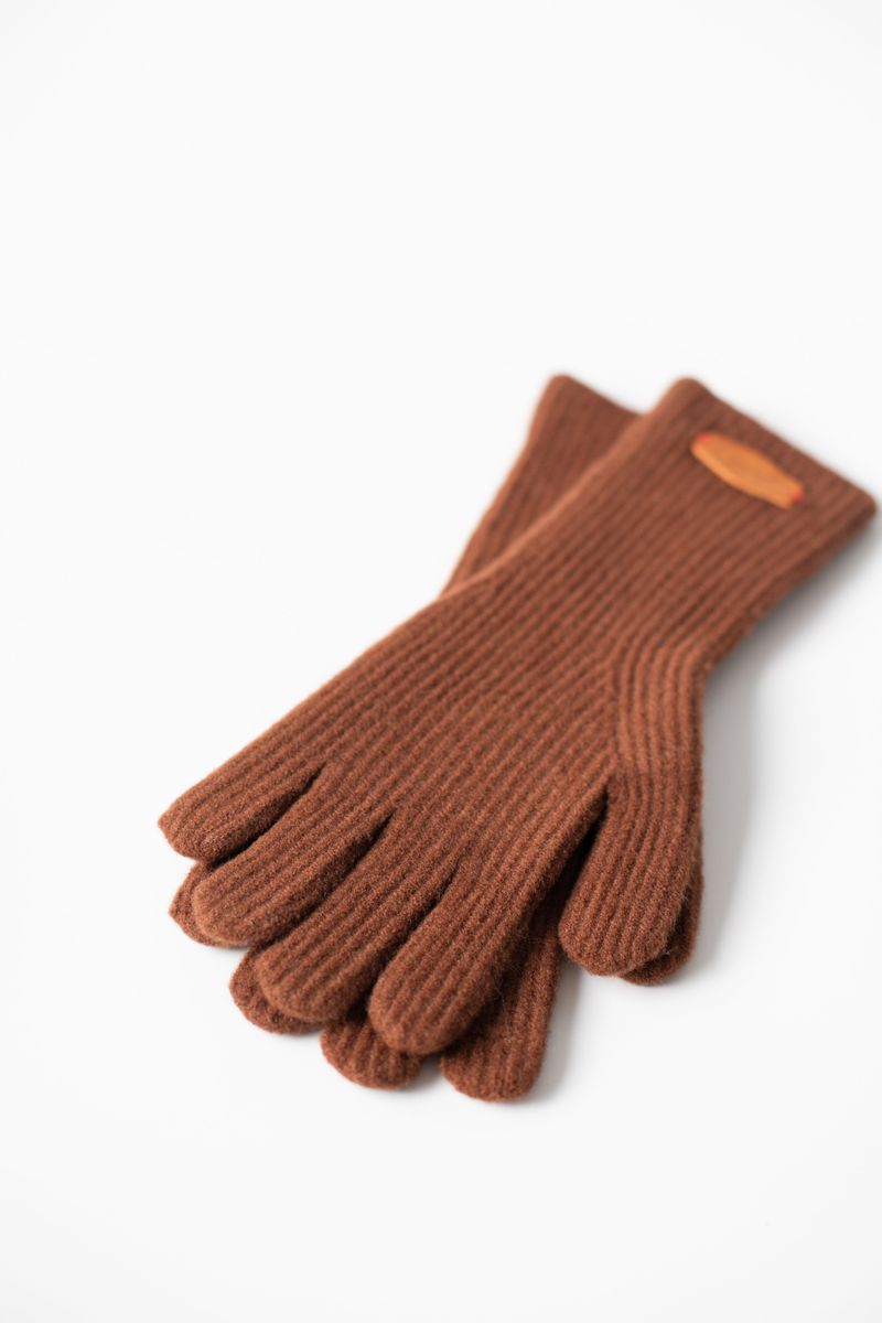 Wool gloves (Brown)