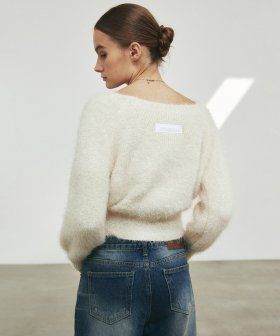 ANGORA PULLOVER KNIT_GRAY