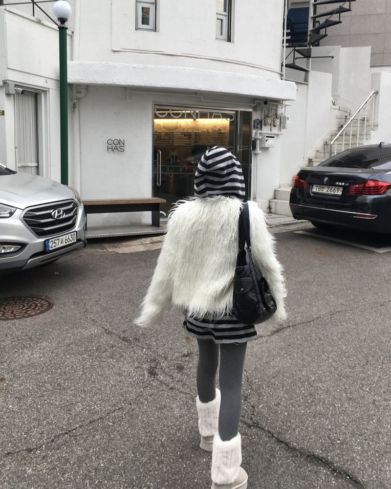 ストライプスカートパンツ
