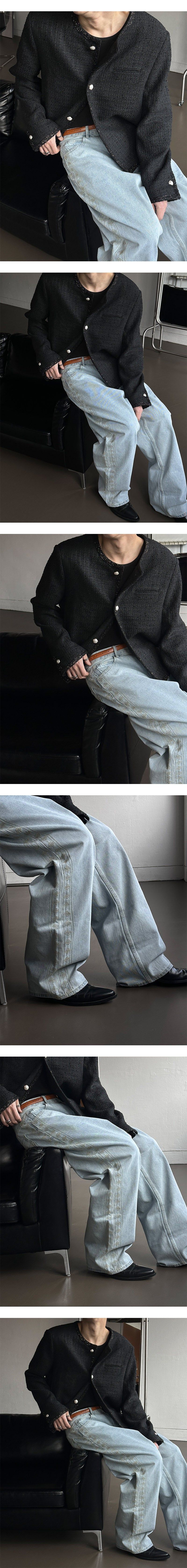 [S/S] Handmade stitch denim pants(2color)