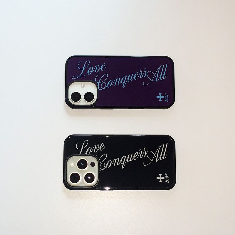 Love All glass case (purple)