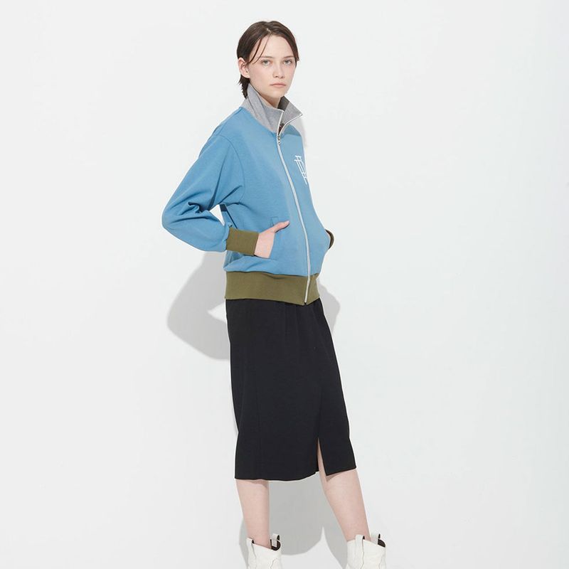  BONNIE BLOCK SKIRT, CHARCOAL