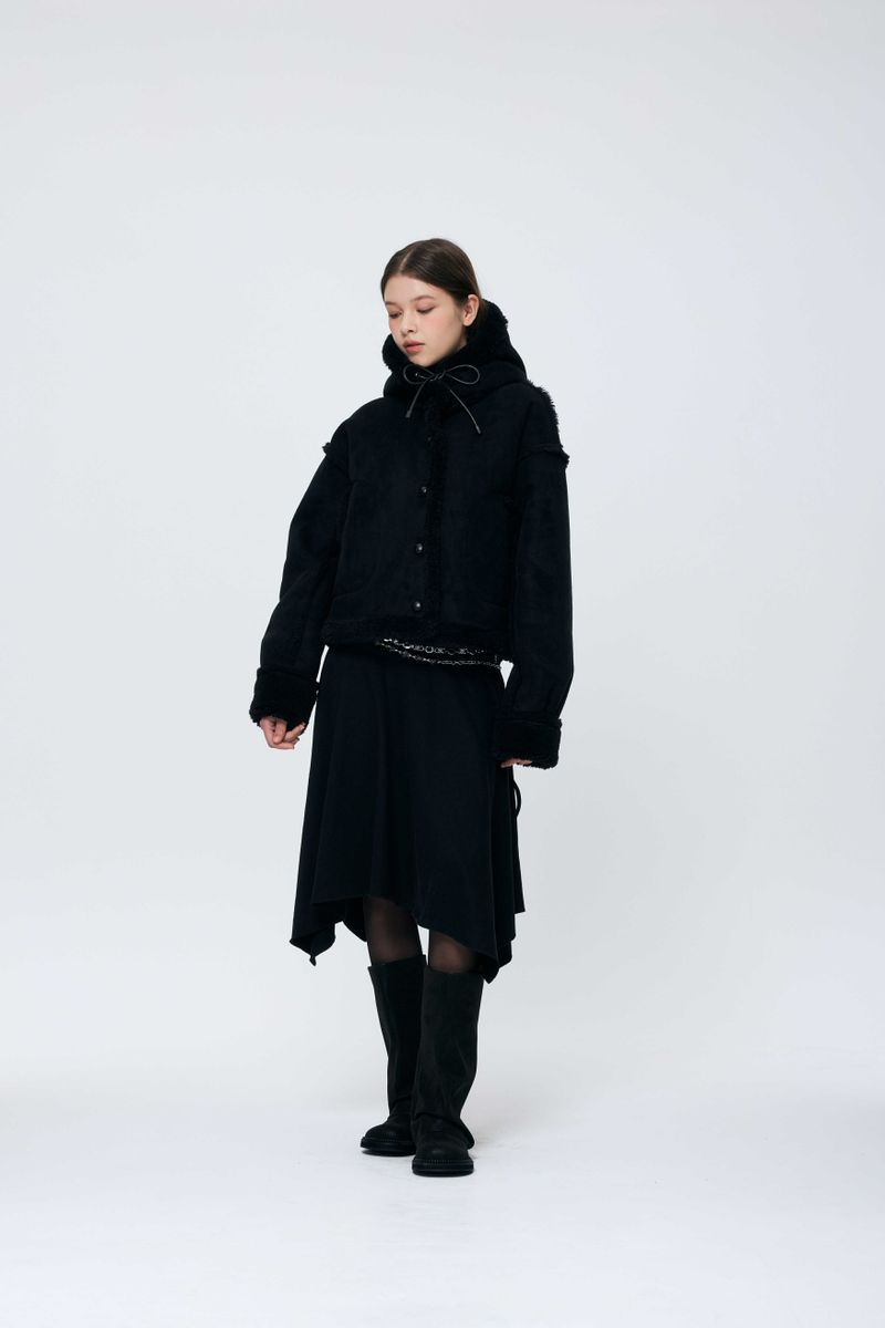 ADORABLE HOOD MUSTANG / BLACK