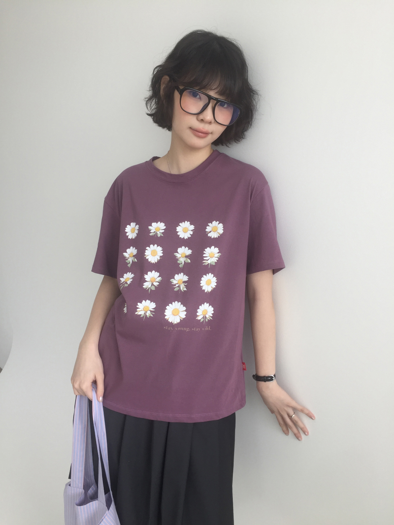 YWD FLOWER T-SHIRTS (3color)