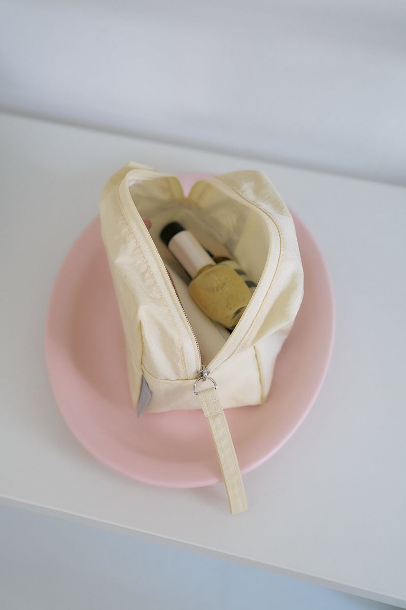 puff pouch (yellow_nylon)