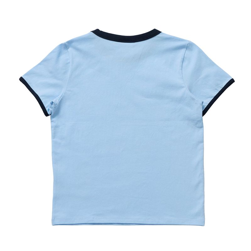 Beautiful Life Ringer Tee Blue