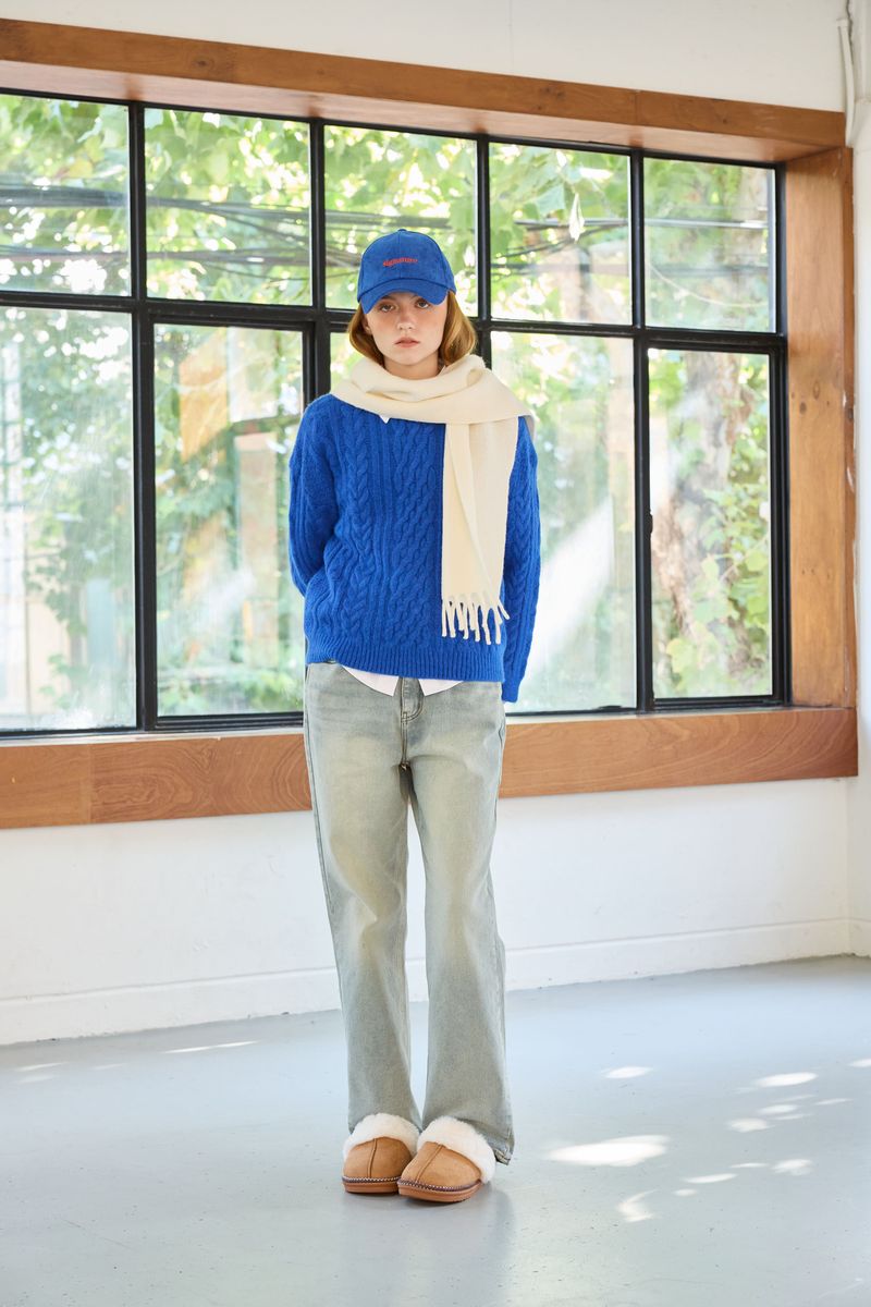 JUICY ROUND KNIT / BLUE