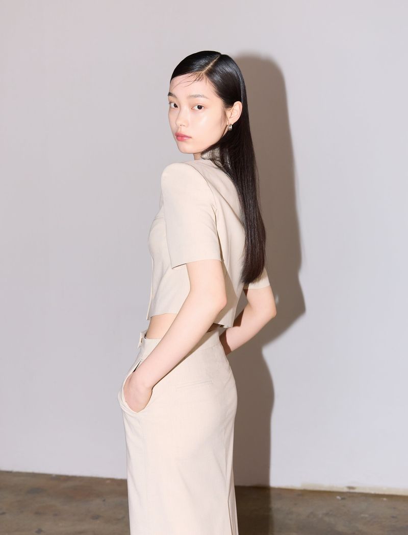 NO.27 SKIRT - BEIGE