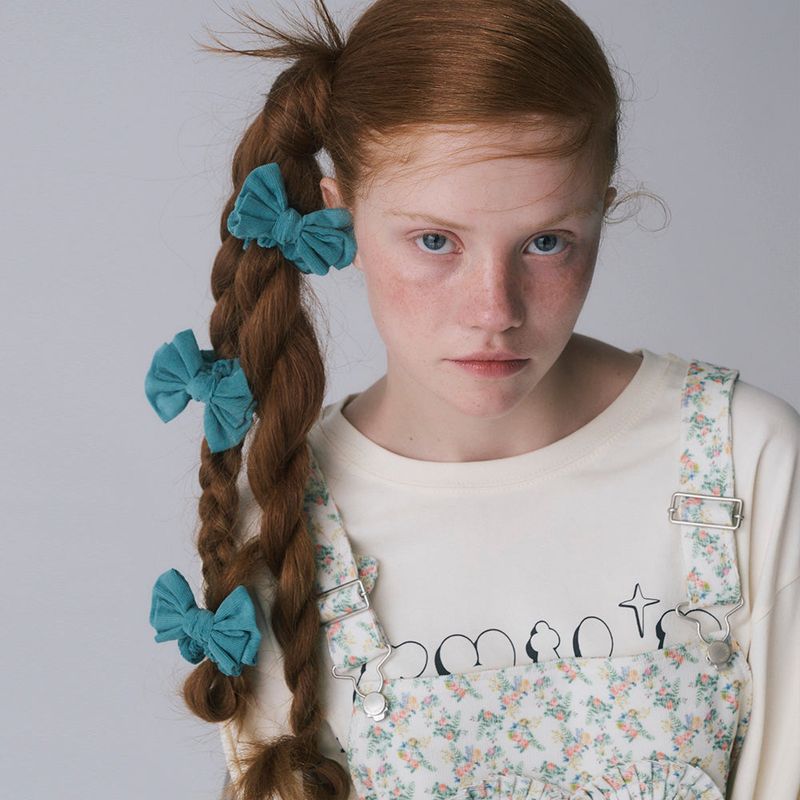 RIBBON SCRUNCHIE, BLUE