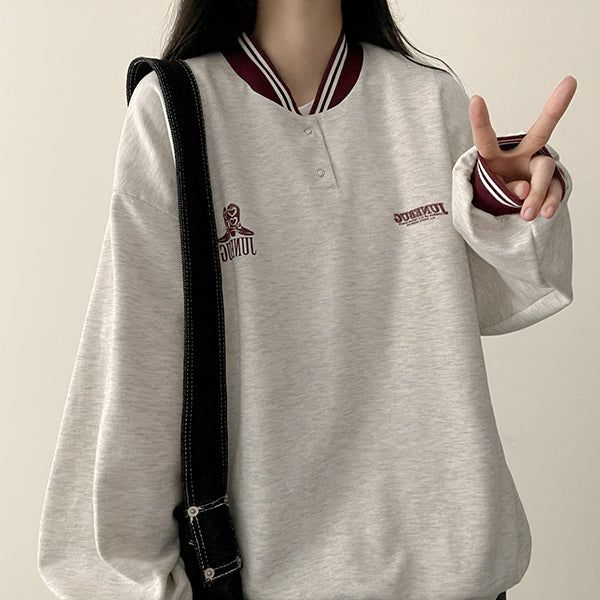 Junber Snap Sweatshirt
