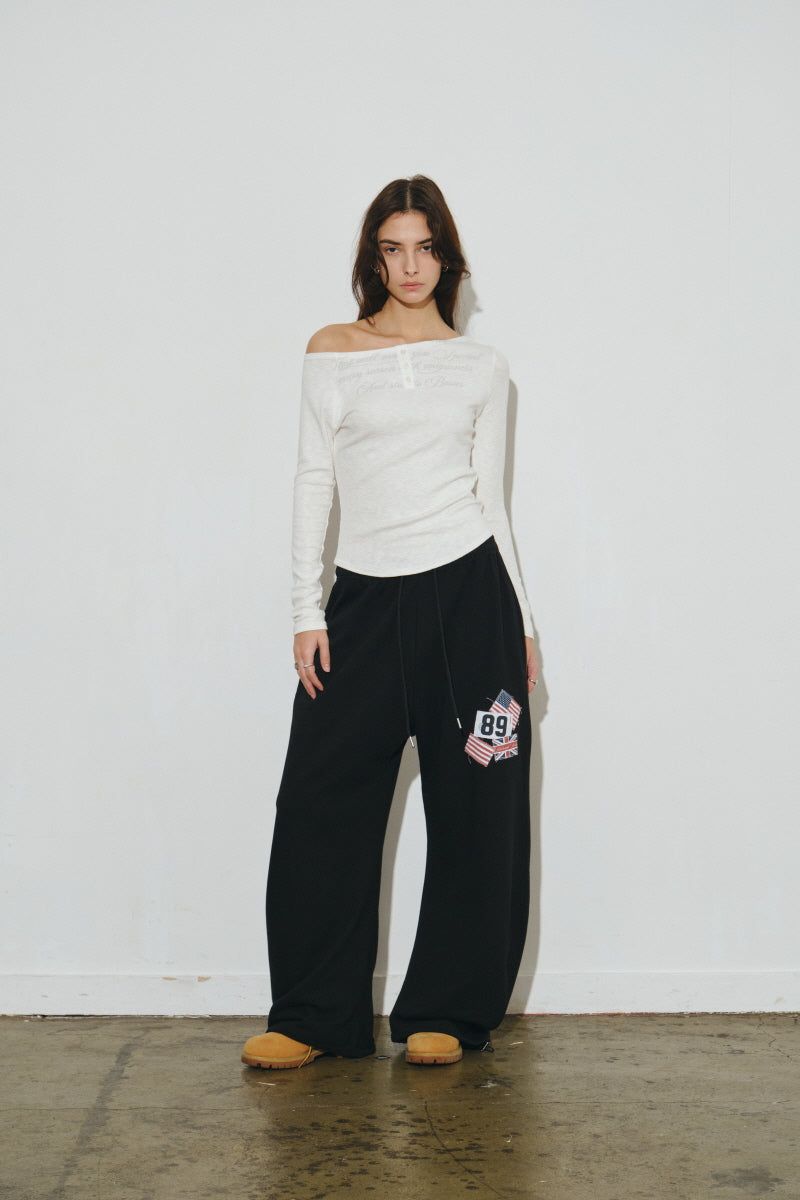 rd check pants (black)