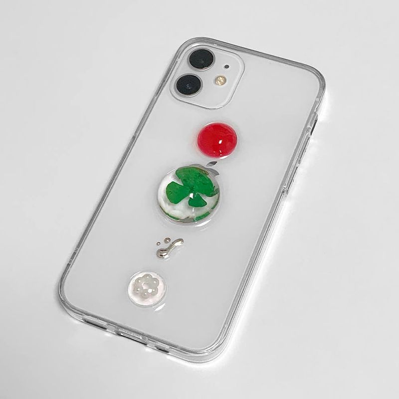 [MADE] Lucky clover Resin Case