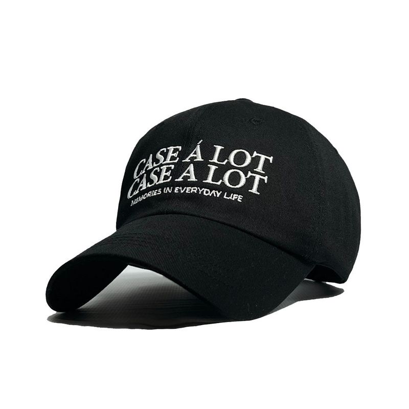 CASEALOT（ケースアロット）の「Slogon logo ball cap - black（Hats）」