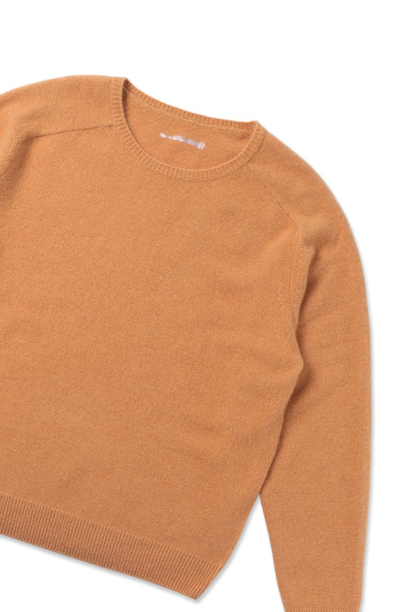 Cuddle raccoon knit_orange