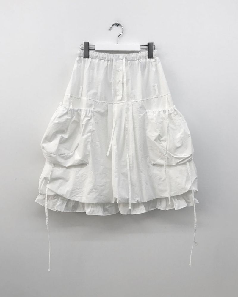 Serena Balloon Midi Skirt (3color)