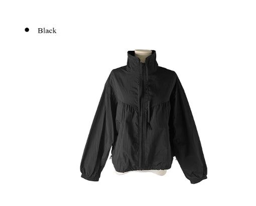 Colsin Shirring Cut Strap Windbreaker